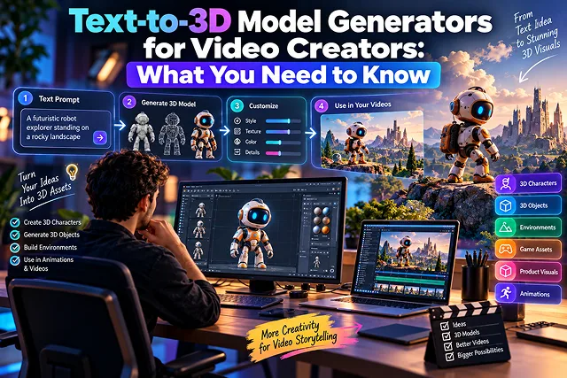 Text-to-3D Model Generators for Video Creators: What You Need to Know