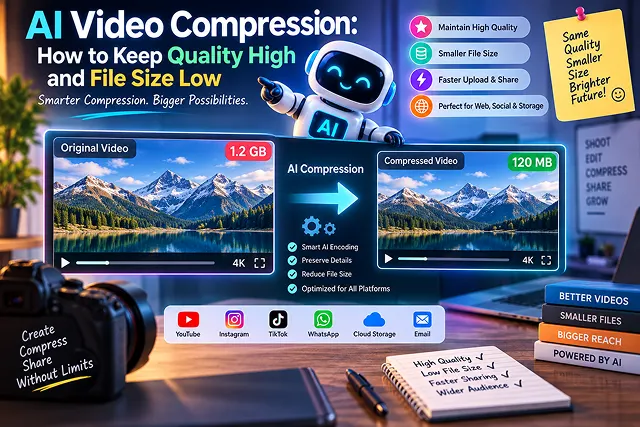 AI Video Compression: How to Keep Quality High and File Size Low