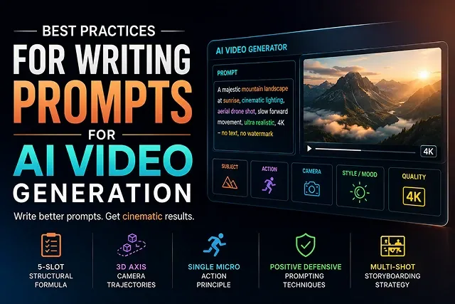 Best Practices for Writing Prompts for AI Video Generation