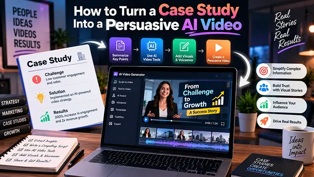 How to Turn a Case Study Into a Persuasive AI Video