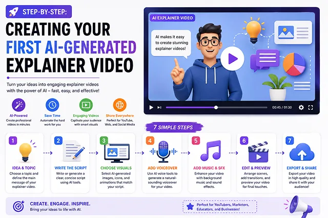 Step-by-Step: Creating Your First AI-Generated Explainer Video